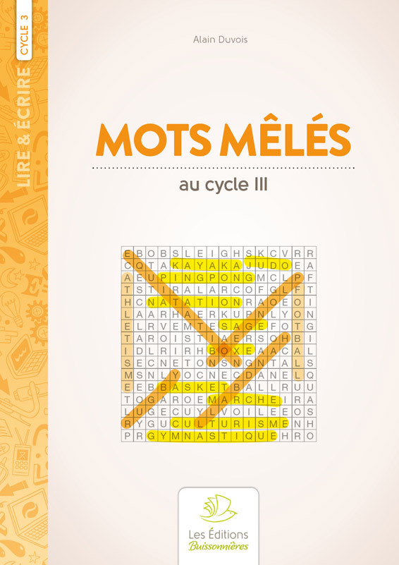 Ref. 9782909557694, Mots mêlés au cycle iii