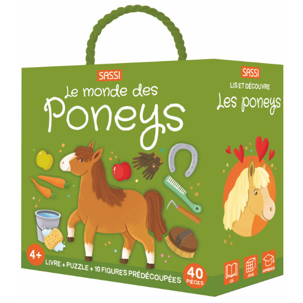Image de  Q-box - le monde des poneys - puzzle 