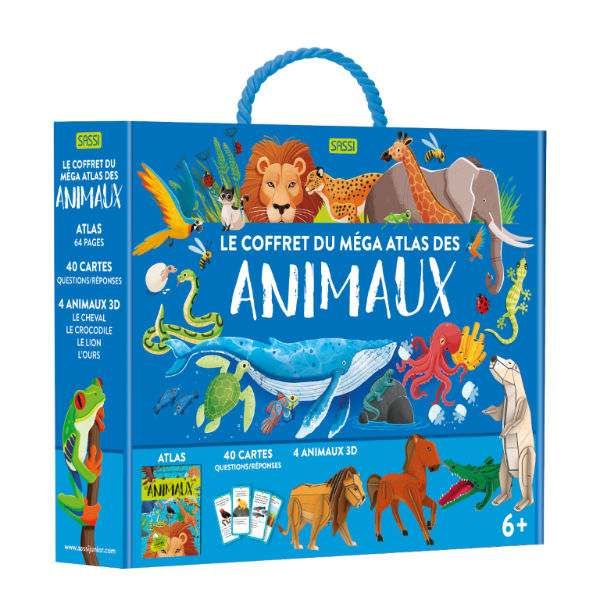 Image de  Le coffret du mega atlas des animaux - n.e. 2024 