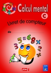 Ref. 9791035700119, Calcul mental livret compteur c (rouge)