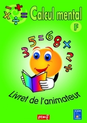 Ref. 9791035700164, Calcul mental livret animateur f (vert)