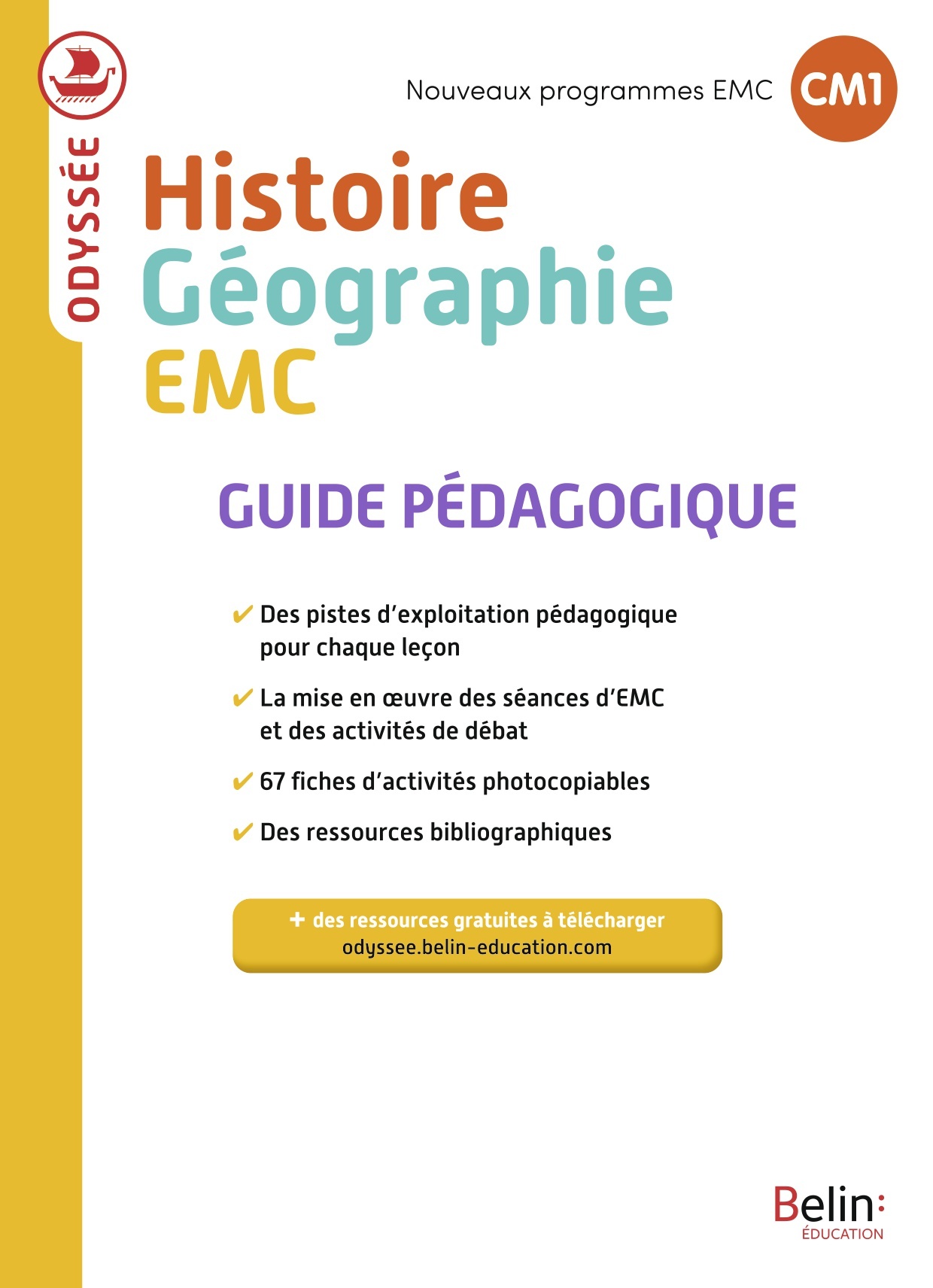 Ref. 9791035832056, Odyssée – guide pédagogique CM1 nouvelle édition 2024