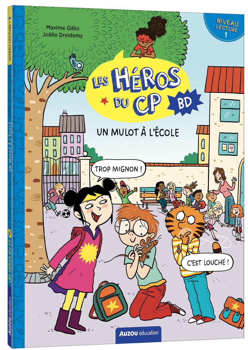 Image de  Les héros du CP en bd - niveau 1 - un mulot à l'école 