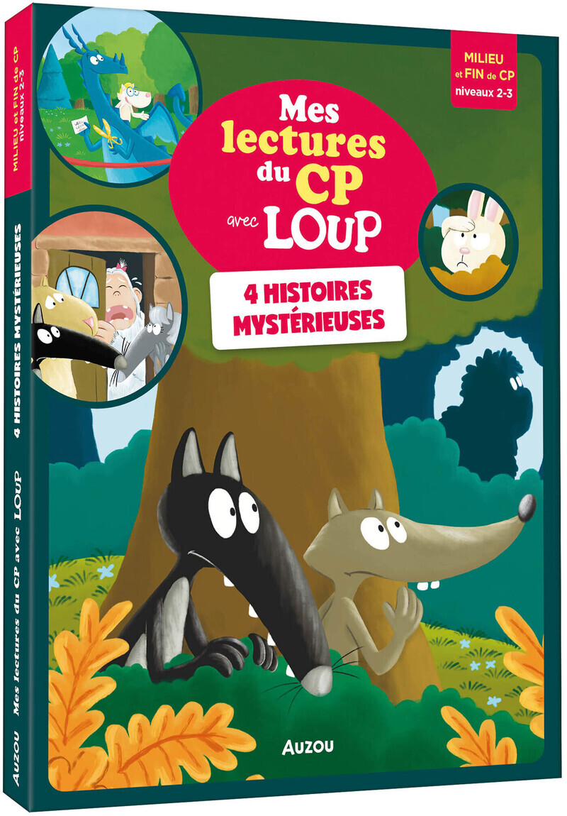 Image de  Mes lectures du CP avec loup - 4 histoires mystérieuses - niveau 2-3 