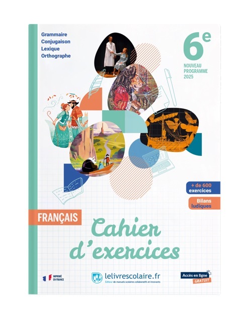 Image de  Français 6E 2025 - cahier d'exercices 
