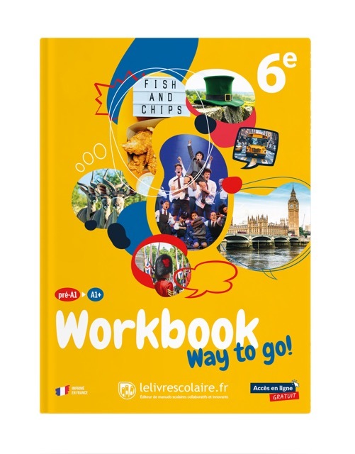 Image de  Anglais 6E 2025 - workbook - way to go ! 