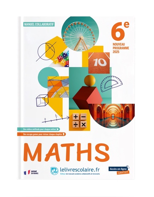 Image de  Mathématiques 6E 2025 - manuel élève 