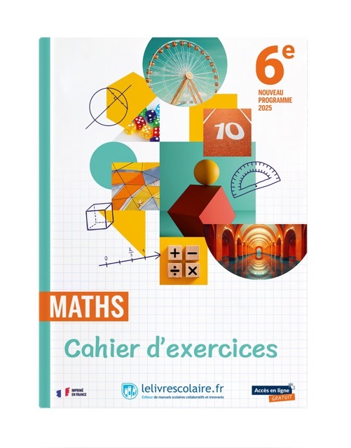 Image de  Mathématiques 6E 2025 - cahier d'exercices 