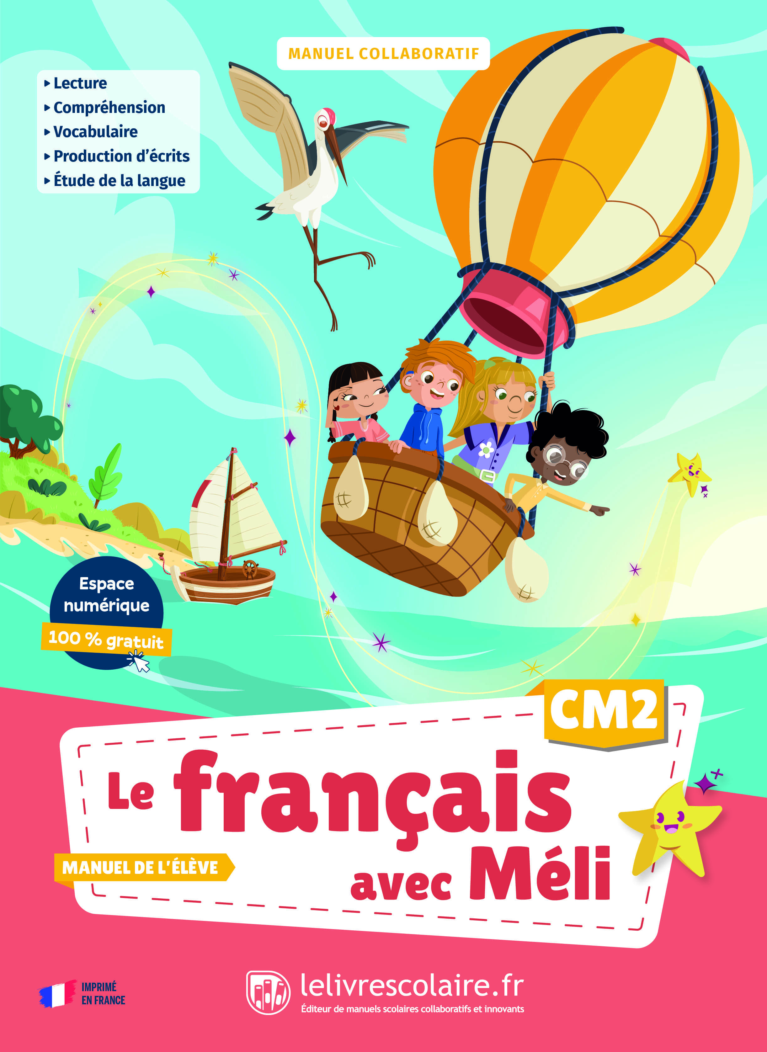 Ref. 9791040008538, Le français avec méli CM2 - manuel élève