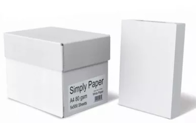 Image de  Carton 5 ram 500f a4 blc 80gr 