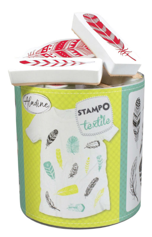 Image de  Stampo textile plumes 