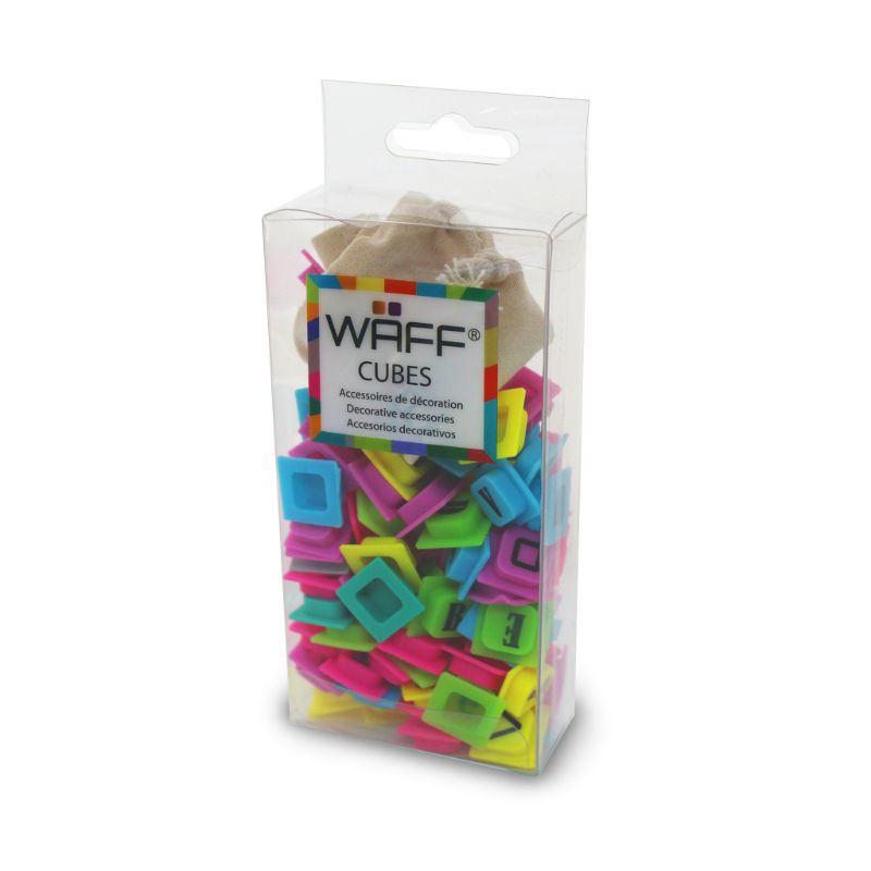 Image de  Accessoires waff 100 cubes lettres 