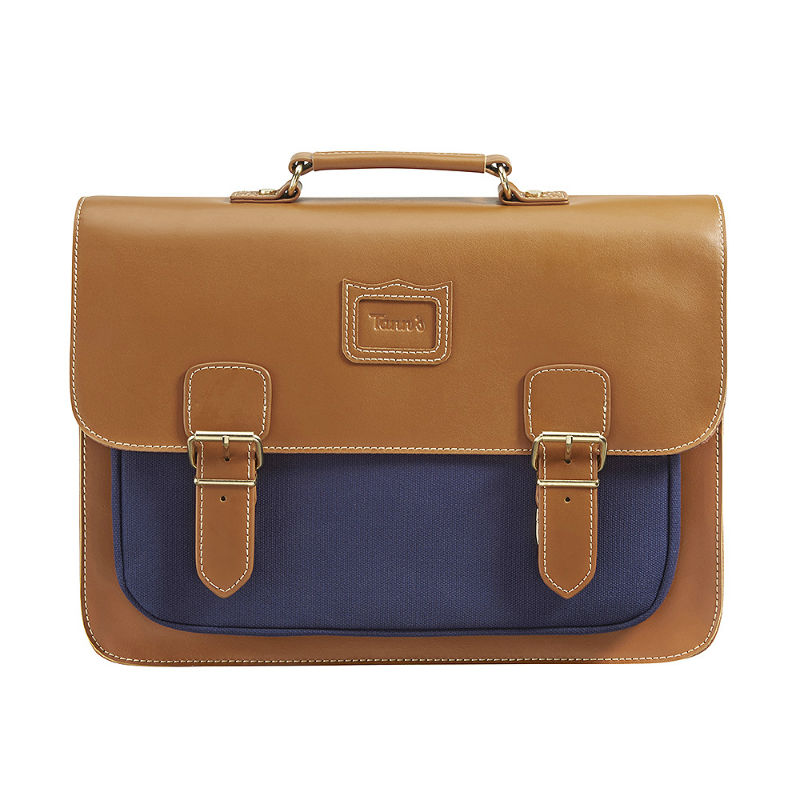 Image de  Cartable cuir 36 cm Tann's Milan fauve 