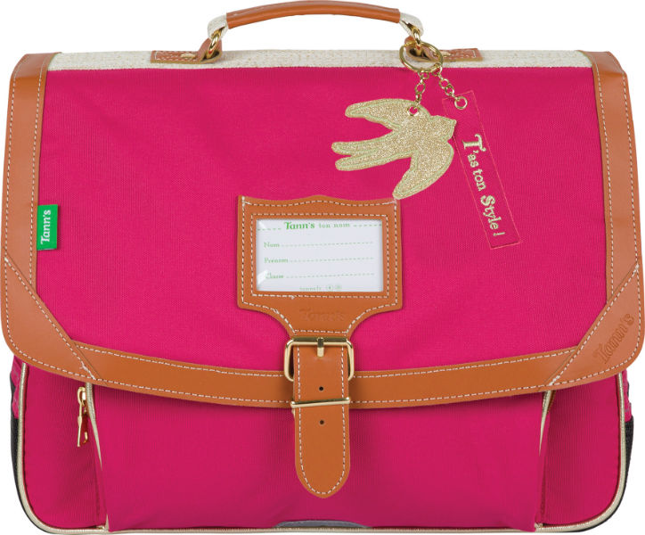 Image de  Cartable 38 cm Tann's Paloma framboise 