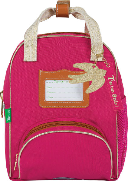 Image de  Sac à dos XS Tann's Paloma framboise 