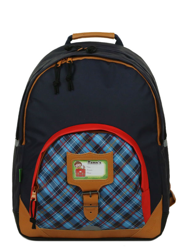 Image de  SAC A DOS L TANN'S BON ENFANT TARTAN ROUGE 