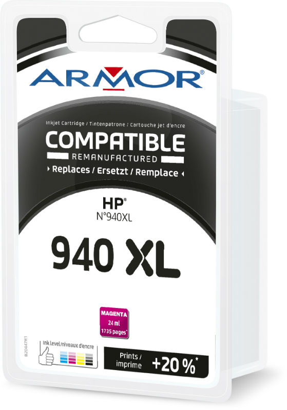 Image de  Cartouche dencre compatible à la marque HP C4908AE magenta haute capacité 