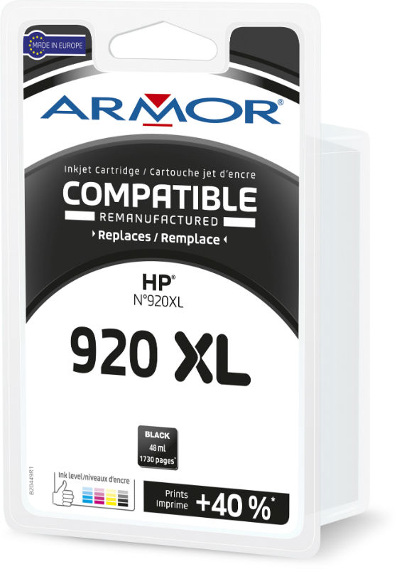 Image de  Cartouche dencre compatible à la marque HP CD975AE noir haute capacité 