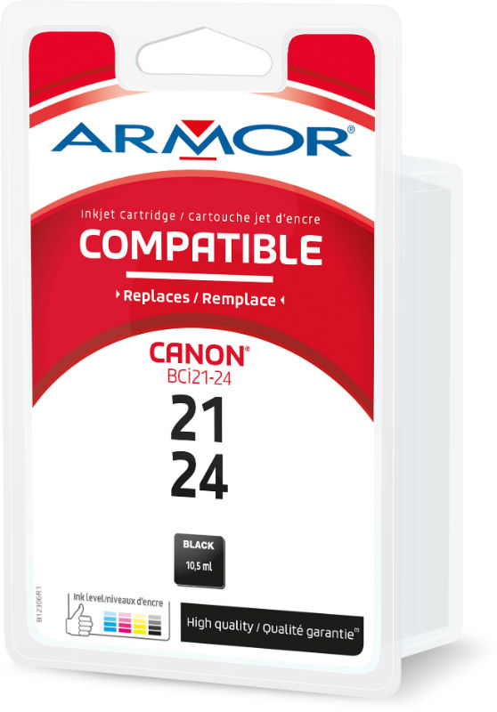Image de  Cart. encre canon bci-24n 10,5ml noir com 