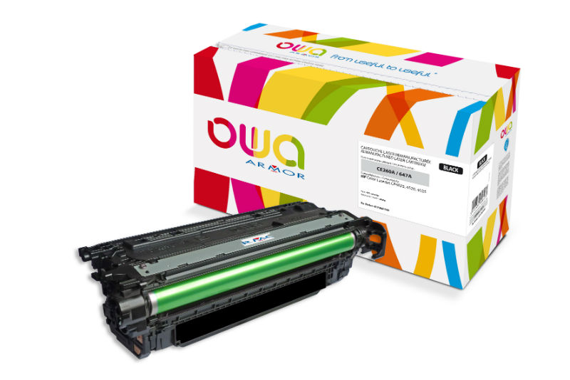 Image de  Cartouche laser compatible à la marque HP CE260A noir. 