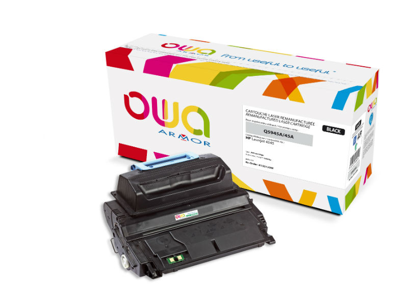 Image de  Cart. hp q5945a noire 18000 pages com 