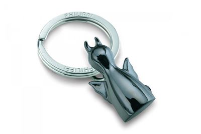 Image de  Porte cles nickel poli diable 