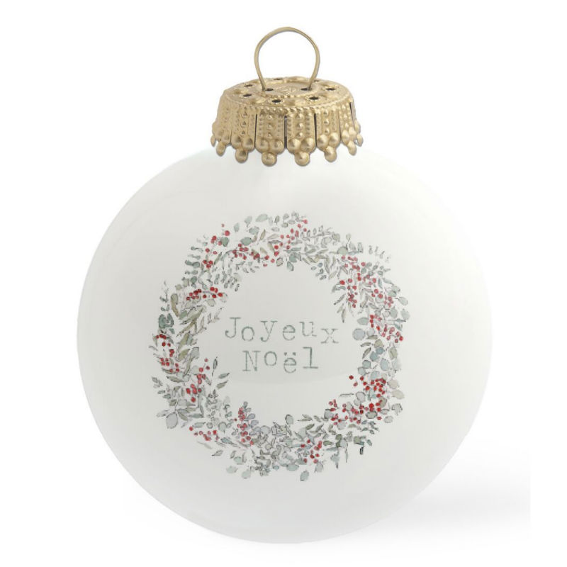 Image de  Boule en verre joyeux noël 