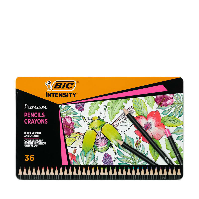Image de  Boite de 36 crayons de couleurs Intensity premium 