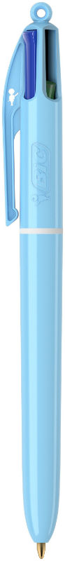 Image de  Stylo bille 4 couleurs Pastel 