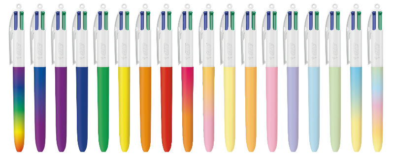 Image de  Stylo bille 4 couleurs Bar 