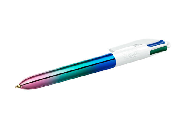 Image de  Stylo bille 4 Couleurs Gradient paon 