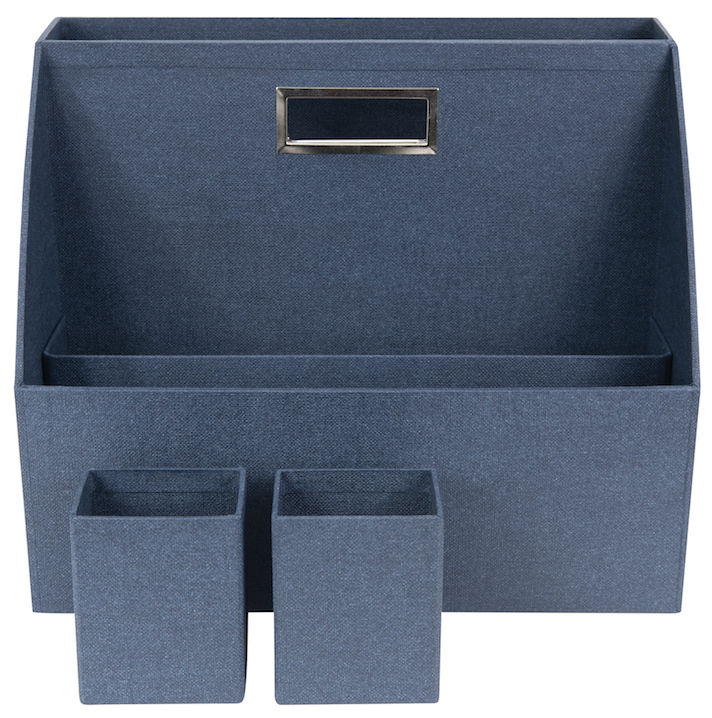 Image de  Organiseur de bureau multifonction Hurry bleu 