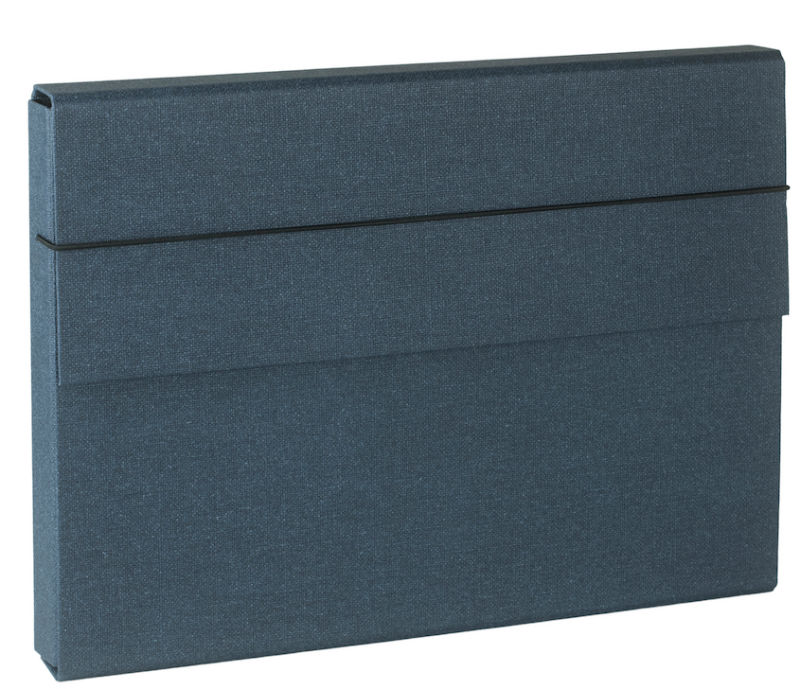 Image de  Porte documents à elastique Olof bleu 