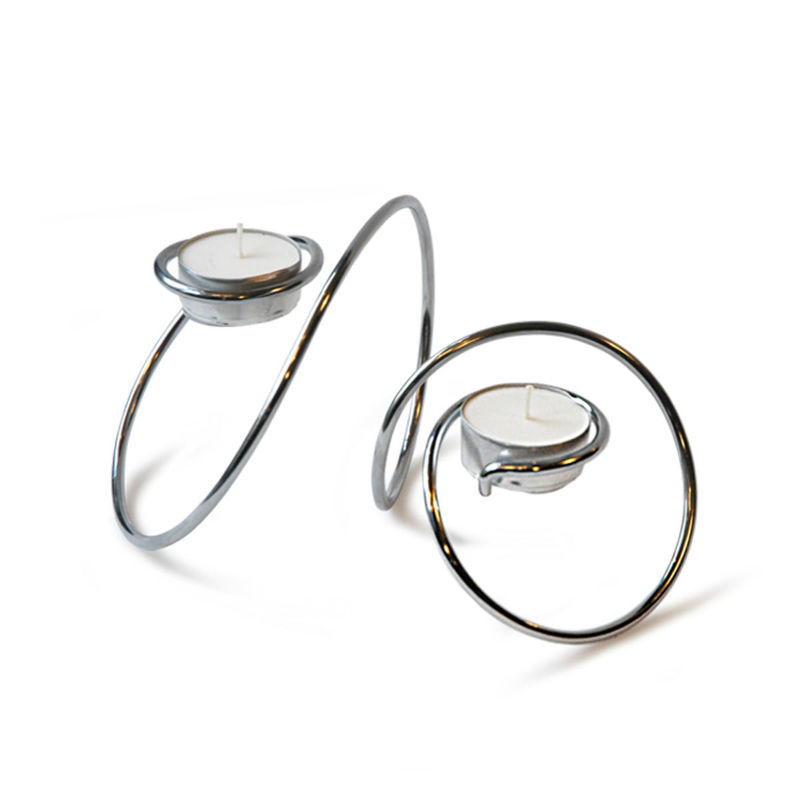 Image de  T Loop chandelier chrome 
