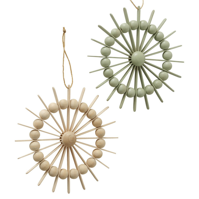 Image de  Décoration à accrocher Beads Rond Étoile Ø20 cm 