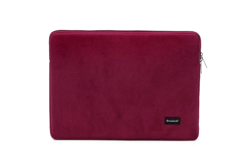 Image de  Pochette Bombata Sleeve Velvet 15'' bourgogne 