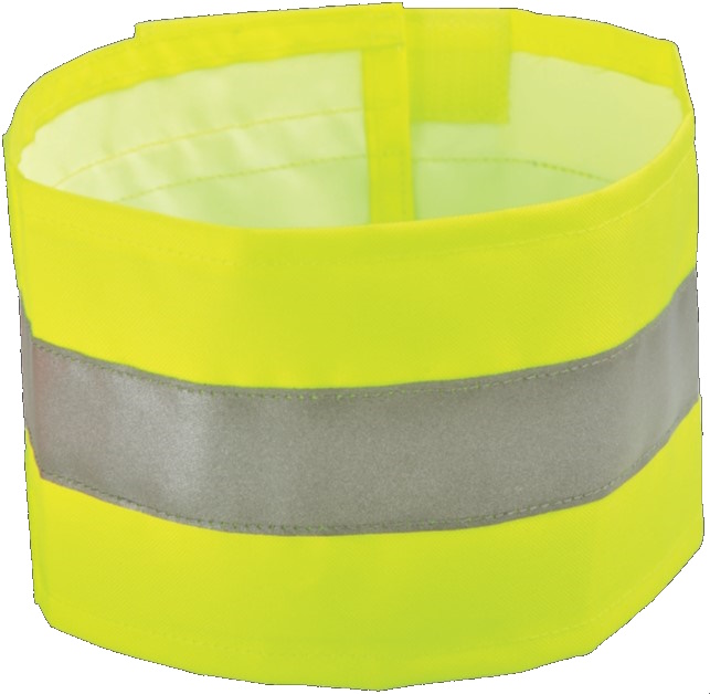 Image de  Brassard haute visibilitÉ jaune fluo 