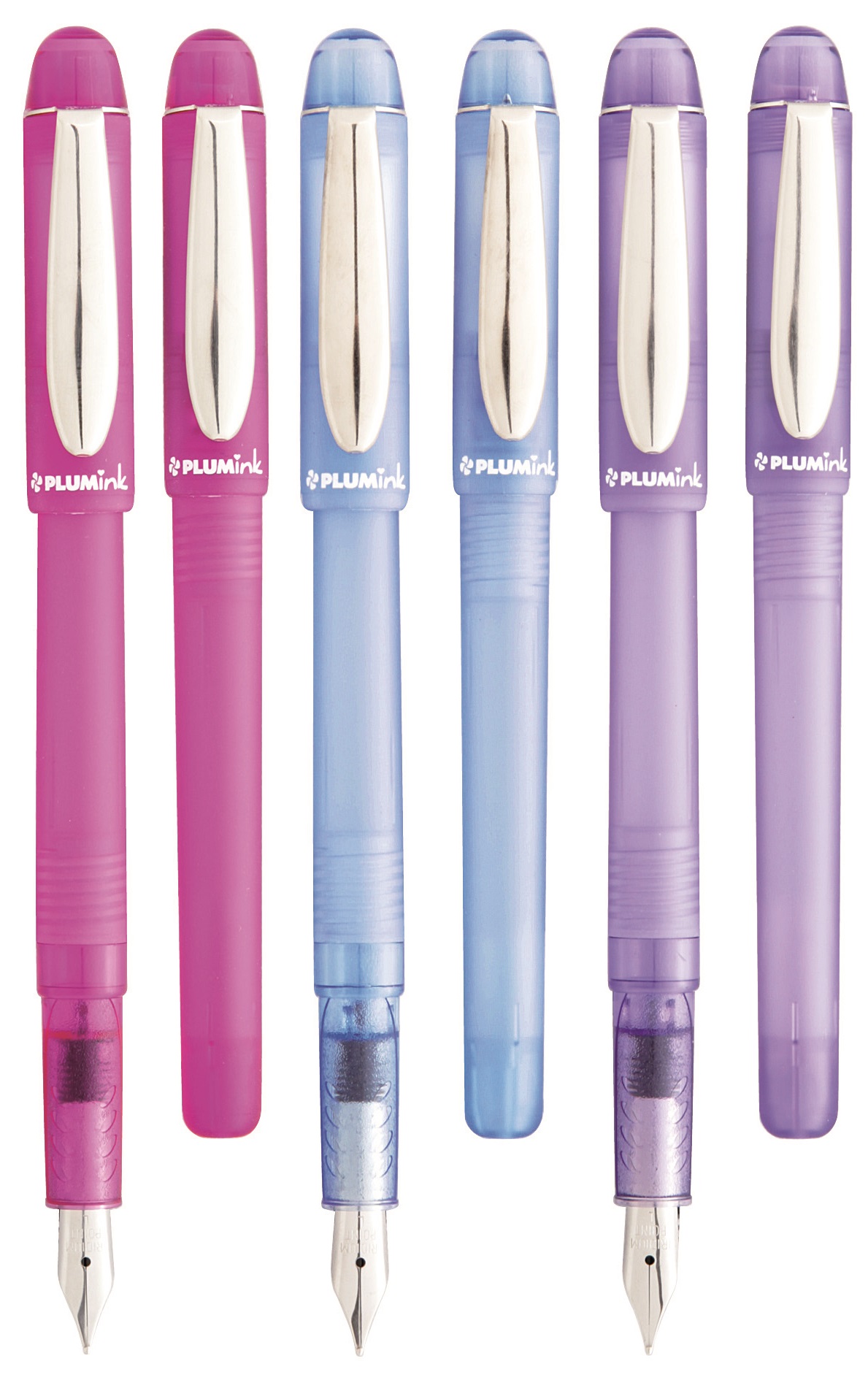 Image de  Stylo plume irisé fille gaucher 