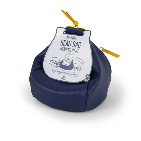 Image de  Pouf lecture repos bleu marine 