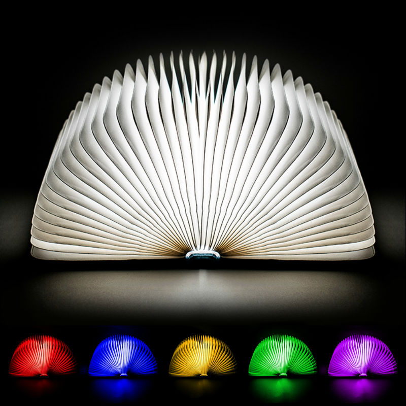 Image de  Lampe livre Halo effet bois 