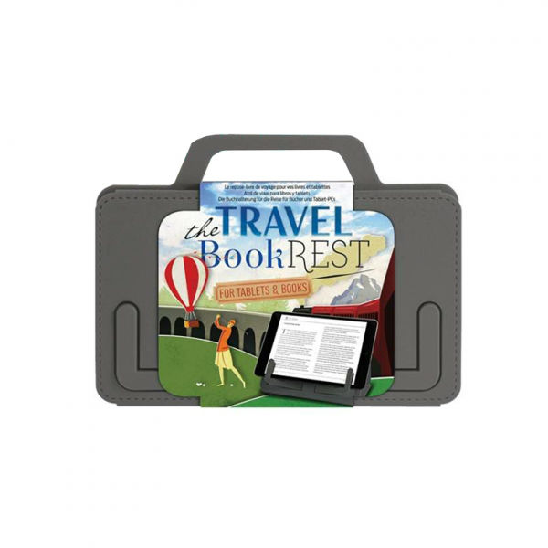 Image de  Repose livre de voyage gris 