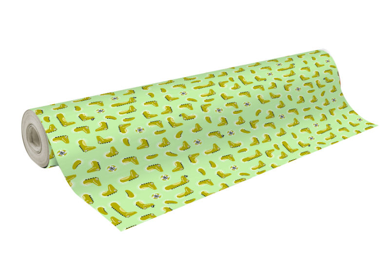 Image de  Rouleau papier cadeau Excellia 50x0,70 m crocodile 
