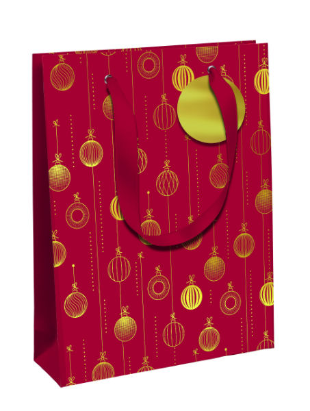 Image de  Sac cadeau large Excellia 26,5x14x33 émeraude 