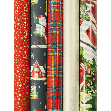 Image de  Rouleau papierx papier cadeau 2x0,70m noËl anglais 