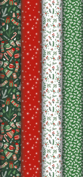 Image de  Rouleau papier cadeau kraft blanc 2x0,70m Cosy 