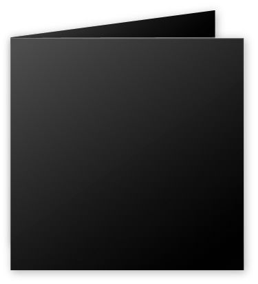 Image de  Paquet de 25 cartes pliées Pollen 13,5 x 13,5 cm noir 