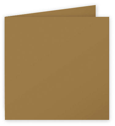 Image de  Paquet de 25 cartes pliées Pollen 13,5 x 13,5 cm kraft 