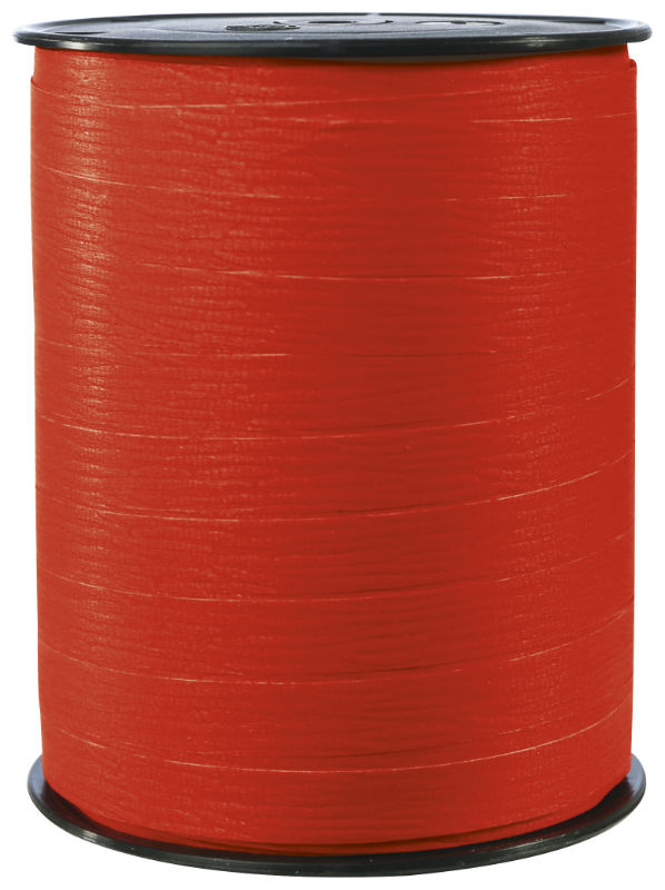 Image de  Bobine bolduc mat 10mm x 250m rouge 
