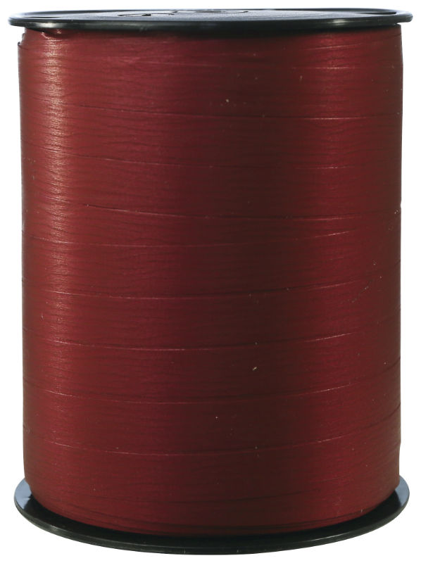 Image de  Bobine bolduc mat 10mm x 250m bordeaux 