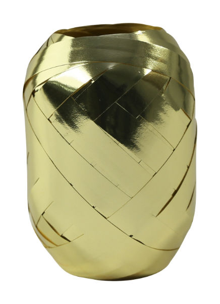 Image de  Bobine bolduc métallisée 7mmx10m or 